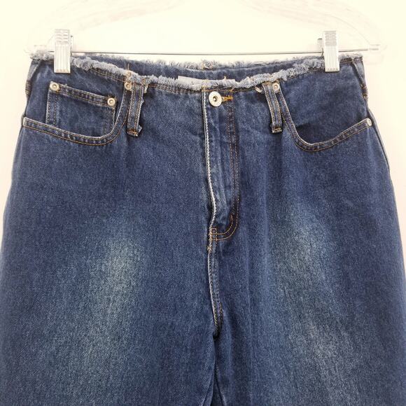 Vintage 90's L.A Blues Frayed Relaxed Bootcut Jeans - Picture 8 of 12